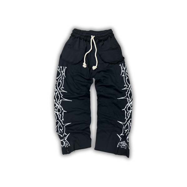 Black 'Royal' Sweatpants