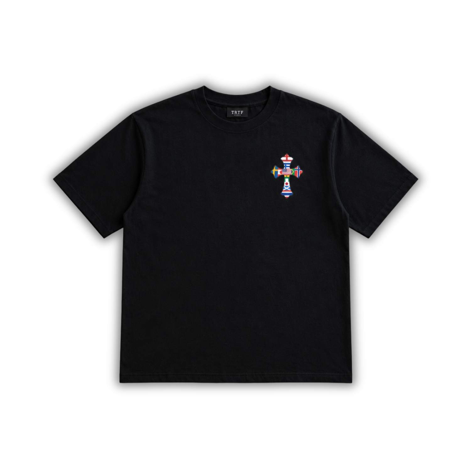 Black World Cross Tee