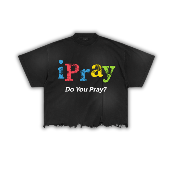 Black 'iPray' Tee