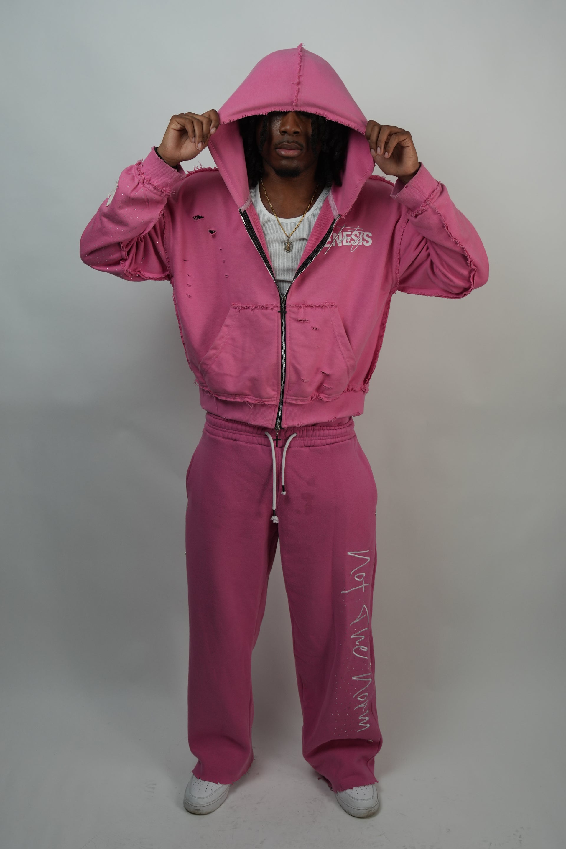 Rosé Gemstone Sweatsuit