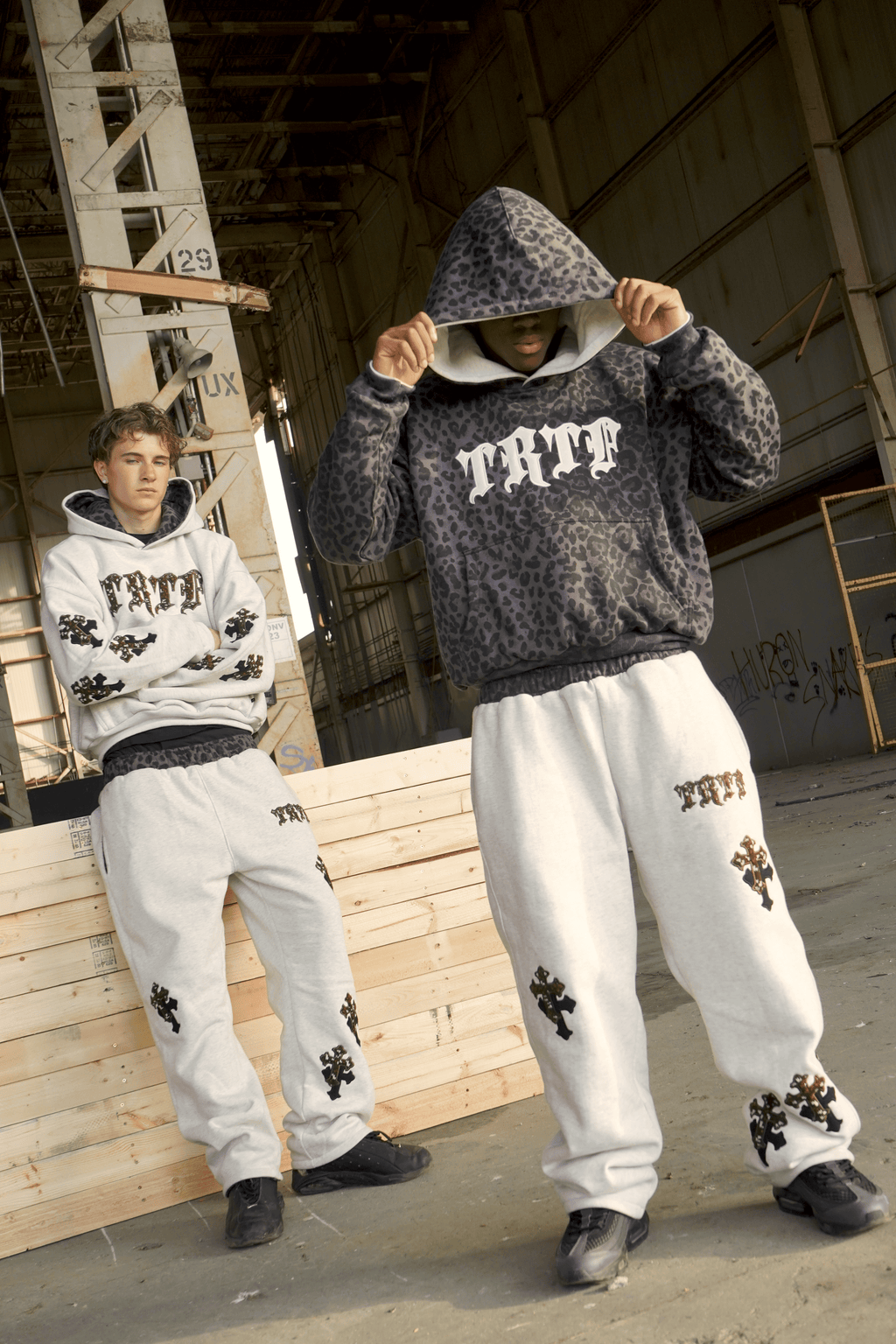 Reversible Leopard Print Hoodie