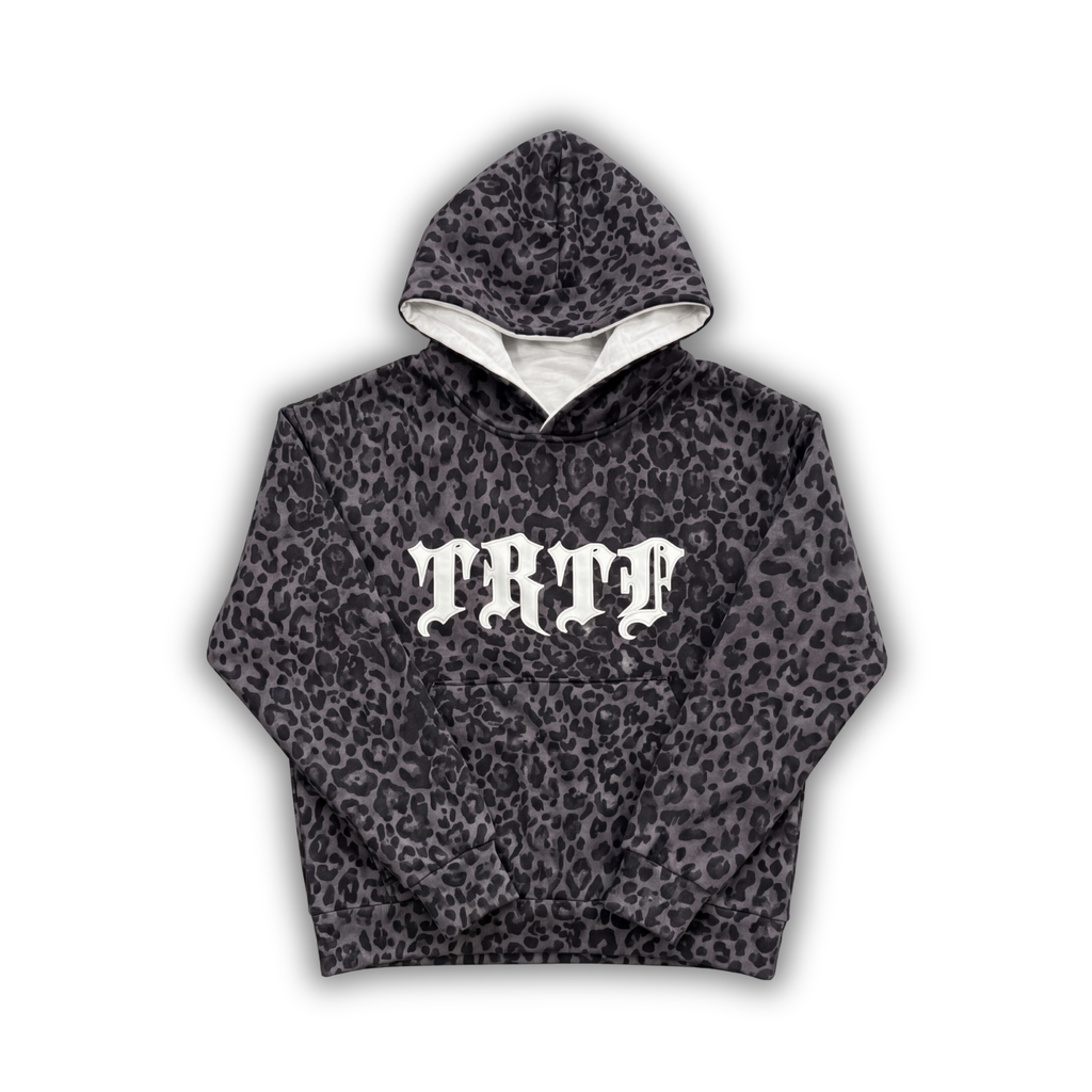 Reversible Leopard Print Hoodie
