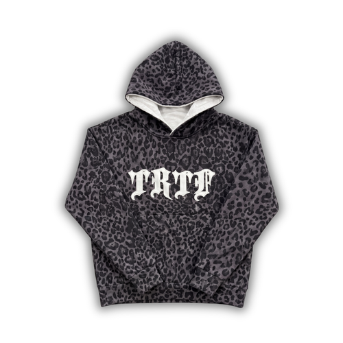 Reversible Leopard Print Hoodie